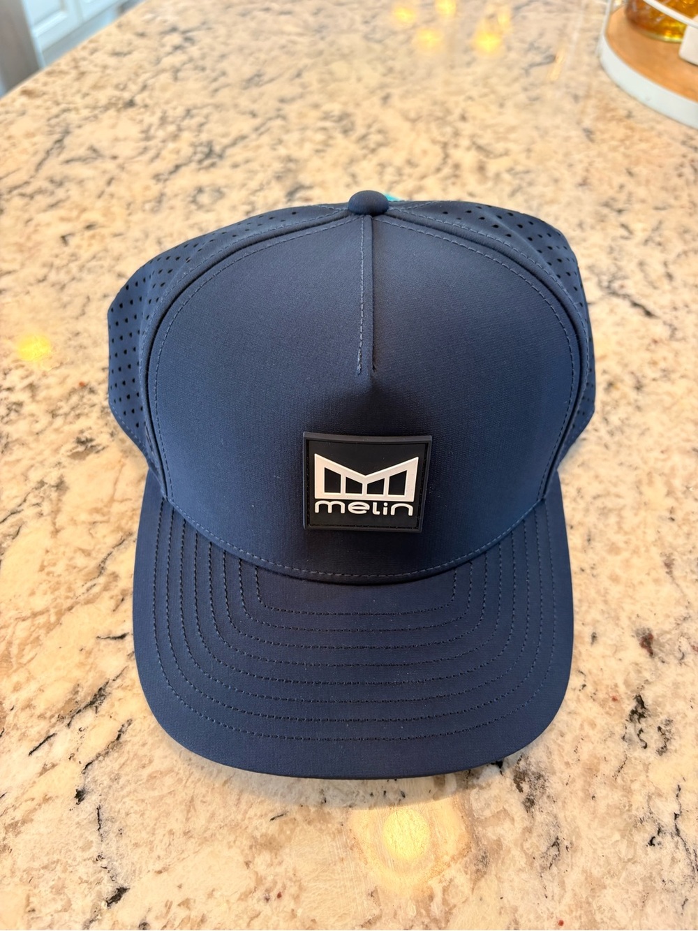 melin Navy Performance Snapback Hat